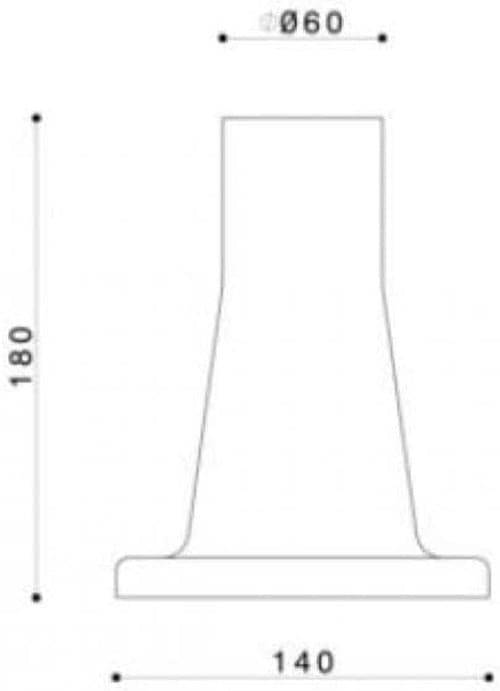BASE PORTAGLOBO adatto per globi 200/250/300 per palo ø mm.60 FER 113878 in prodotto EuroStore07 - Alatri, commercioVirtuoso.it