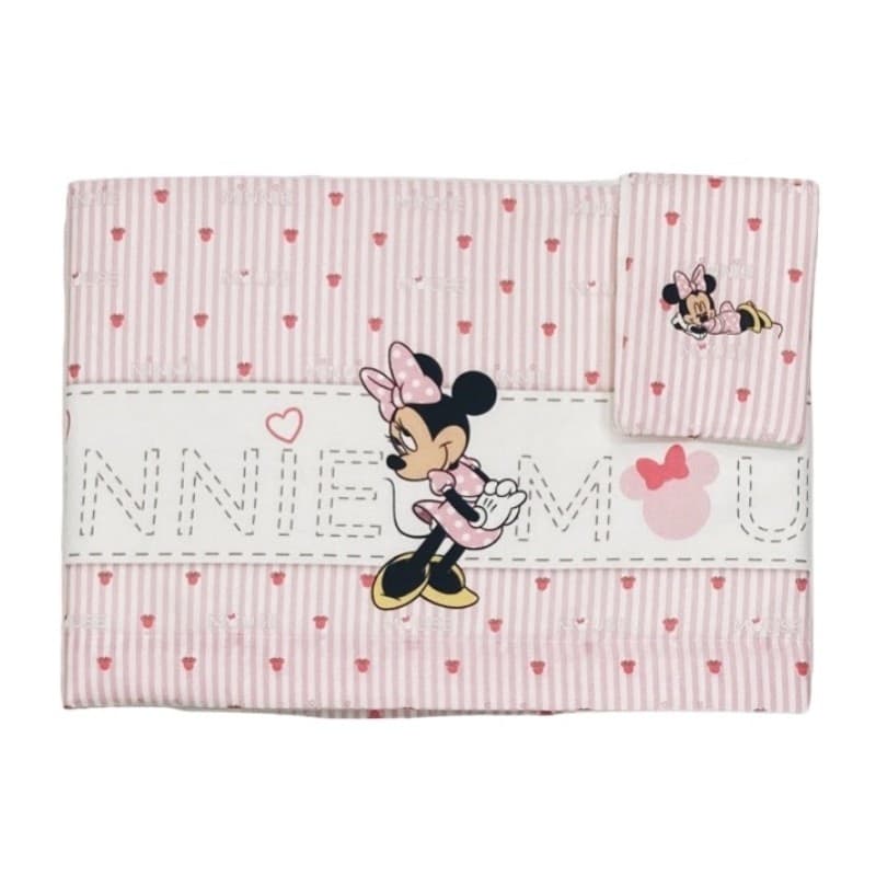 Lenzuola lettino neonato Minnie Mouse love Disney in Lenzuola da lettino con sbarre Collezione Casa - Trebisacce, commercioVirtuoso.it