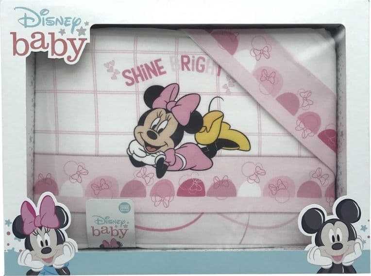 Lenzuola culla Minnie shine bright neonato Disney in Lenzuola da lettino con sbarre Collezione Casa - Trebisacce, commercioVirtuoso.it
