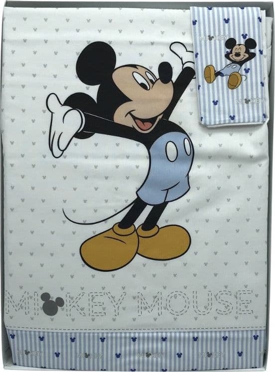 Copripiumino culla neonato Topolino Disney