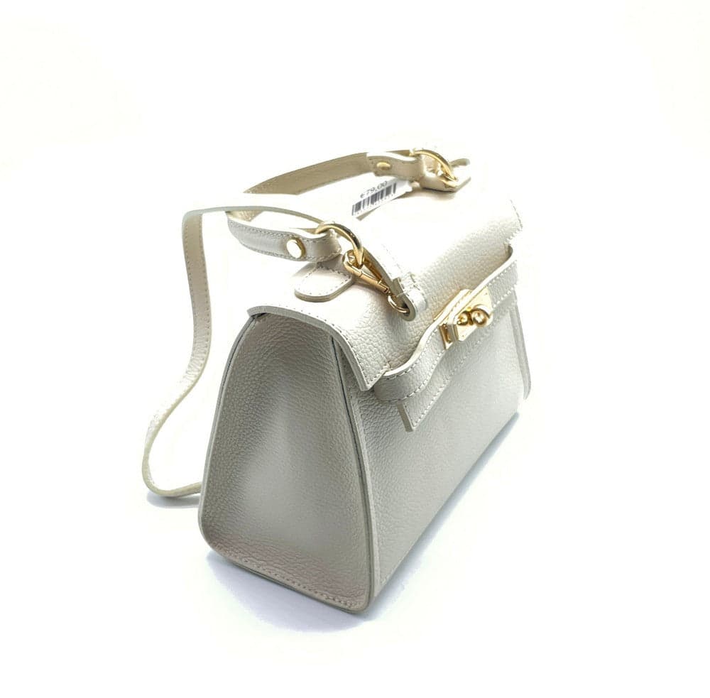 Calzature Durello borsa Avenue in pelle beige in Pochette e Clutch Calzature Durello - Agna, commercioVirtuoso.it