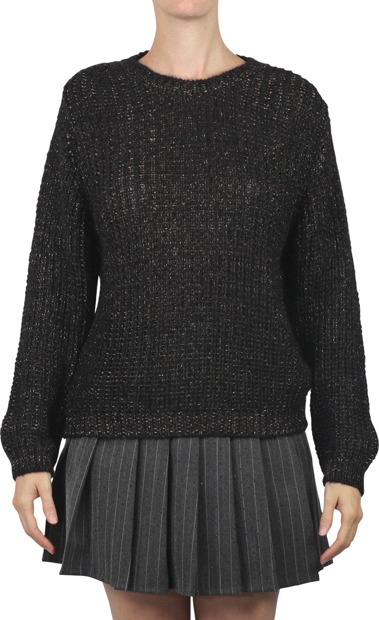 LA FEMME BLANCHE La Femme Blanche - Maglia - 441808 - Nero da donna in Bluse e camicie Drestige - Casamassima, commercioVirtuoso.it