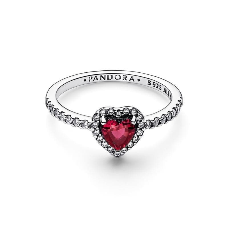 Pandora  Anello Cuore Rosso e Pavè in Anelli Alba Gioielli - Casoria, commercioVirtuoso.it