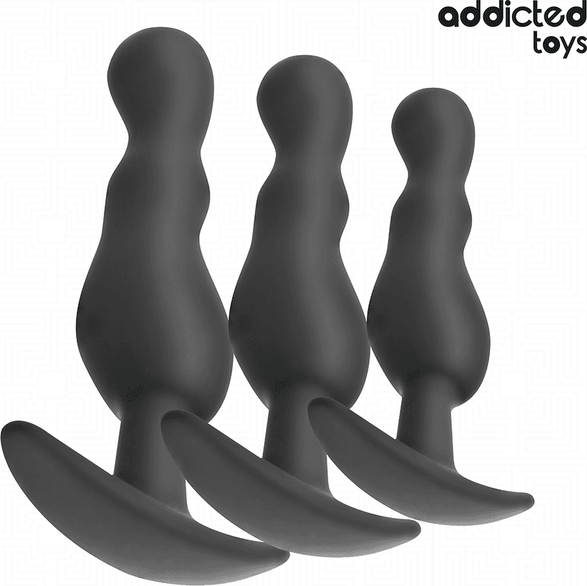 ADDICTED TOYS - SET DI 3 TAPPI ANALI MODELLO 1 in Plug anali Desideria Shop - Latina, commercioVirtuoso.it