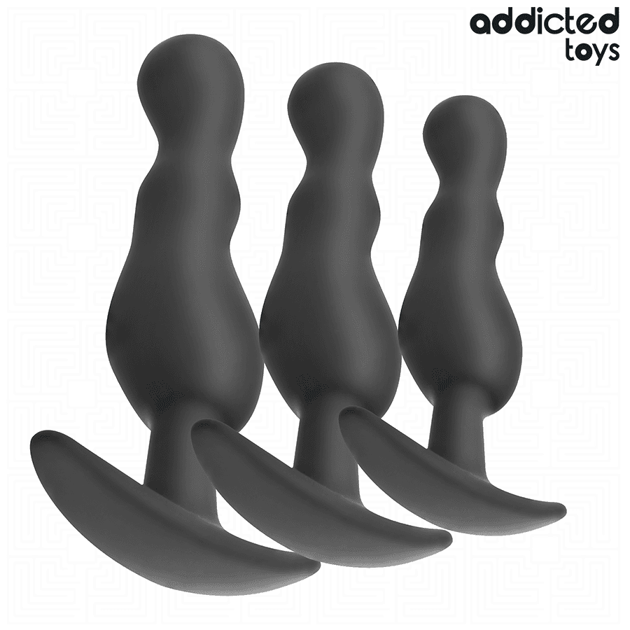 ADDICTED TOYS - SET DI 3 TAPPI ANALI MODELLO 1 in Plug anali Desideria Shop - Latina, commercioVirtuoso.it