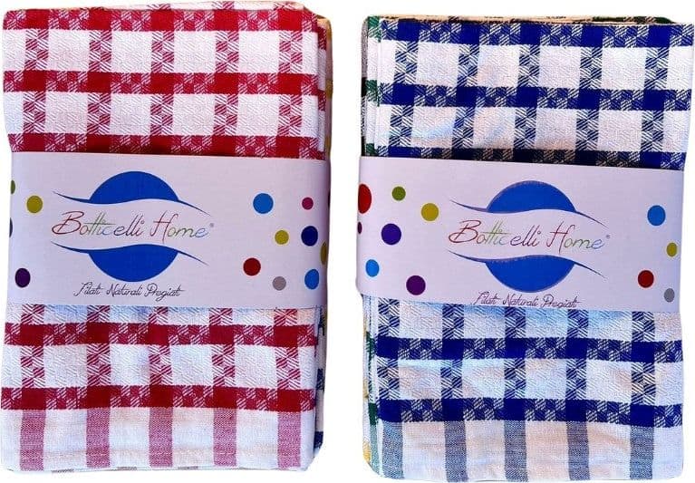 Strofinacci cucina 6 pezzi in cotone Botticelli Home Mulino