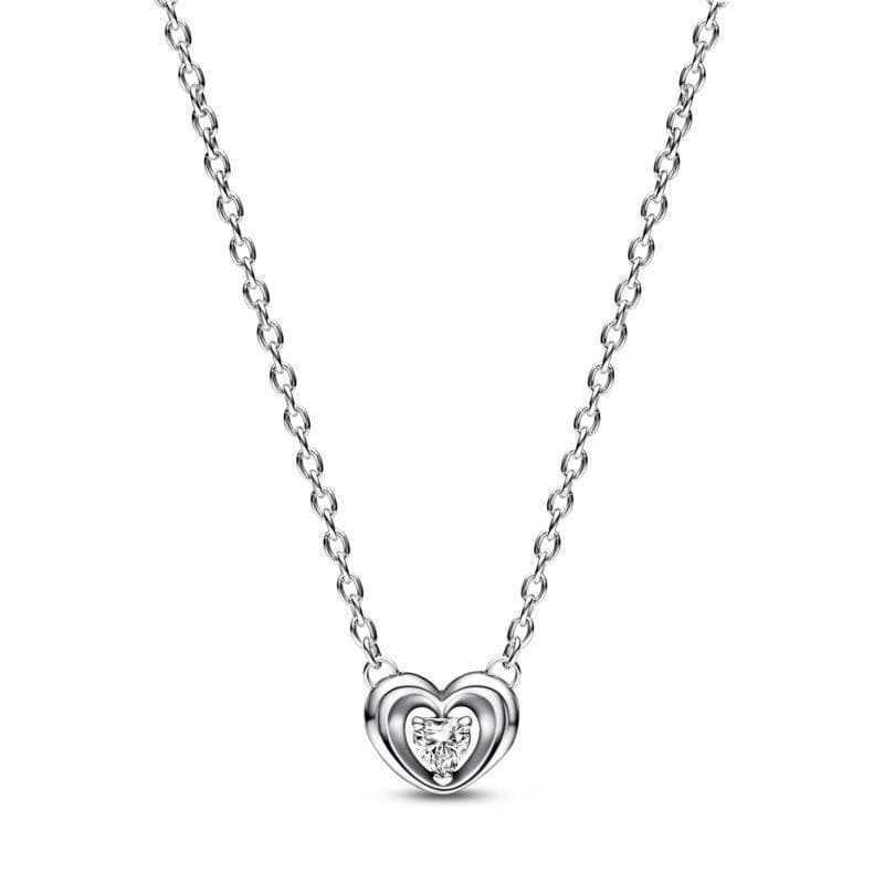 Pandora  Collana Cuore Splendente con Pietra
