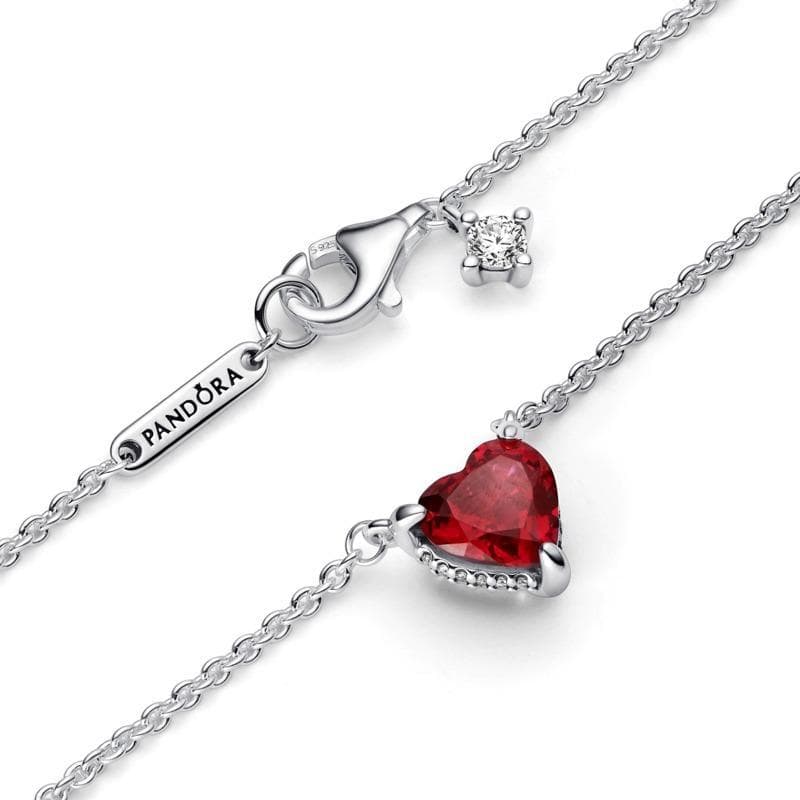 Pandora - Collana Cuore Rosso in Collane Alba Gioielli - Casoria, commercioVirtuoso.it
