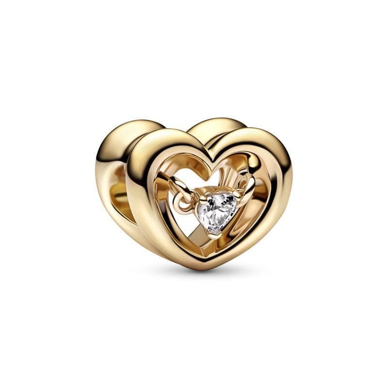 Pandora  Charm Cuore Splendente con Pietra