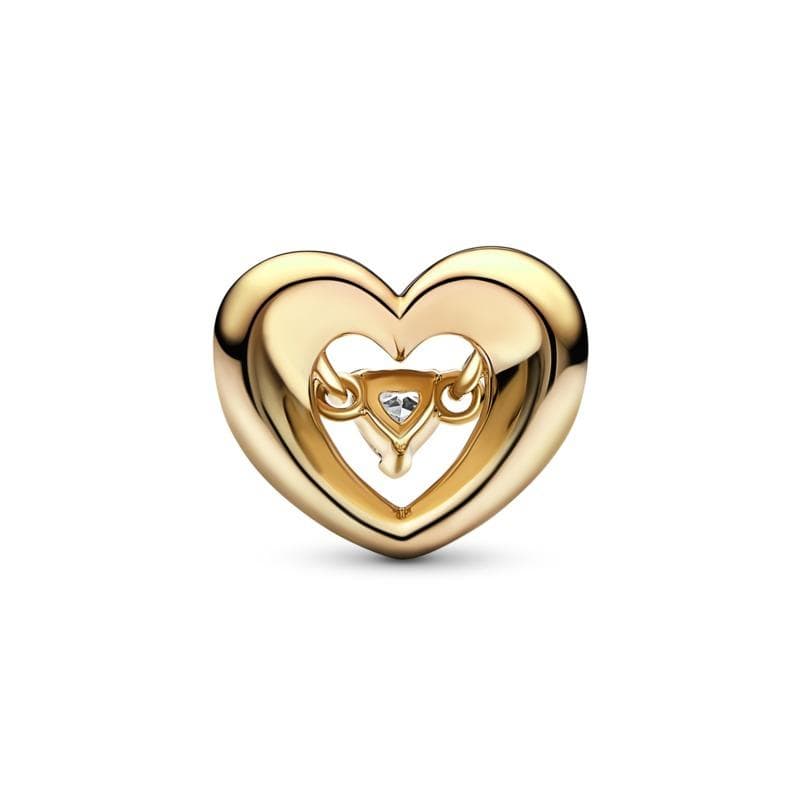Pandora  Charm Cuore Splendente con Pietra in Bead Charm Alba Gioielli - Casoria, commercioVirtuoso.it