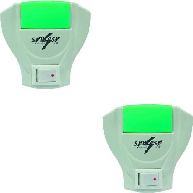 PUNTO LUCE NEON VERDE SEGNA PASSO NOTTURNO +INTERRUTTORE 0,5 WATT FER 74025 PZ 2 in prodotto EuroStore07 - Alatri, commercioVirtuoso.it