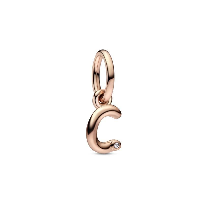 Pandora  Charm pendente Alfabeto con lettera c in Bead Charm Alba Gioielli - Casoria, commercioVirtuoso.it