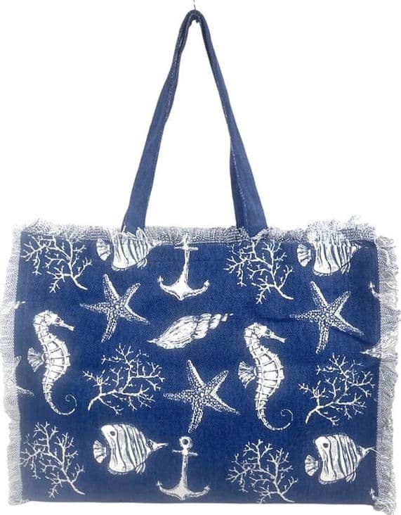 Borsa mare con cerniera Fondale marino
