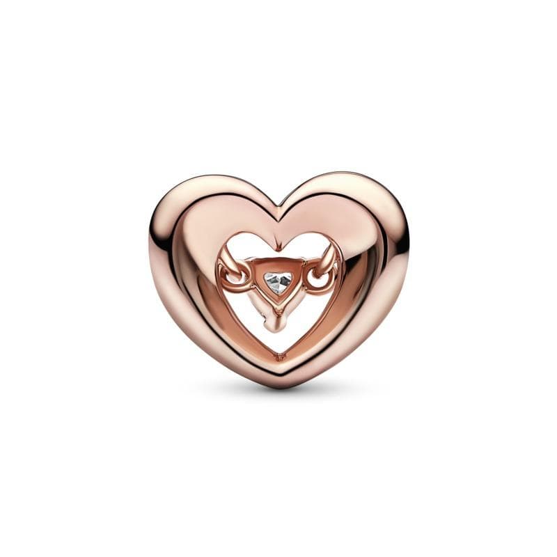 Pandora  Charm Cuore Splendente con Pietra in Bead Charm Alba Gioielli - Casoria, commercioVirtuoso.it