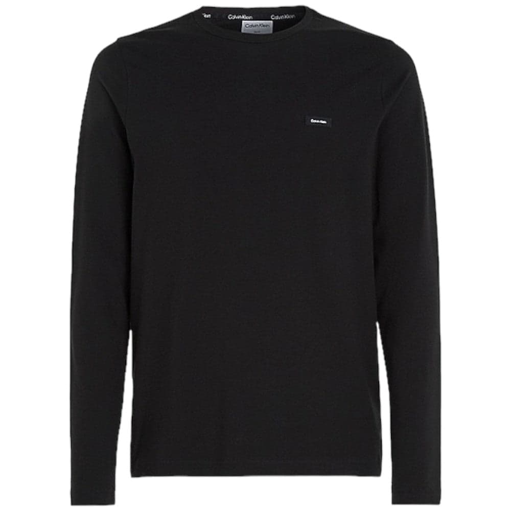 Calvin Klein t-shirt nera manica lunga Stretch slim fit K10K112725 T-shirt Calvin Klein