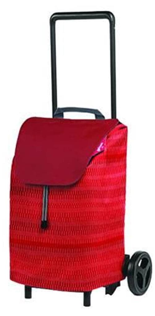 CARRELLO SPESA 40 LITRI EASY -- rosso - 45x16,6x95,6h. FER-337335
