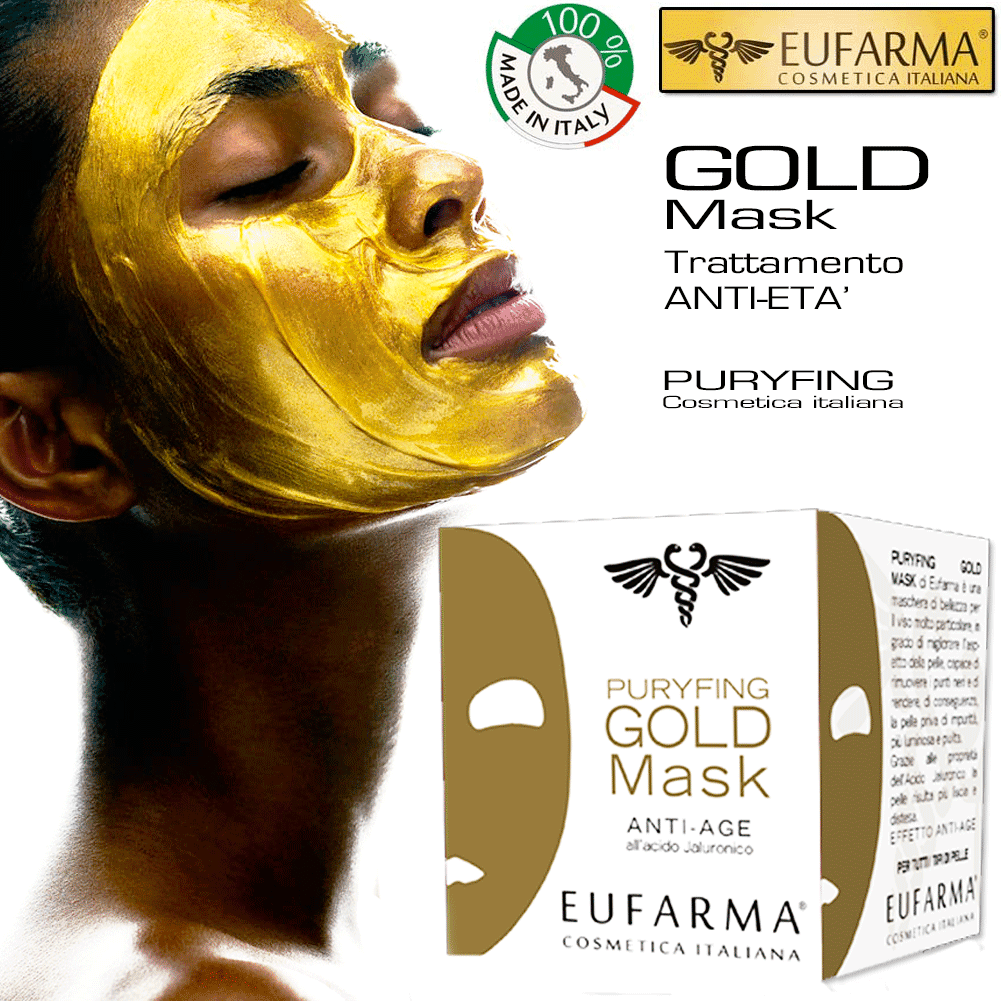 Eufarma Gold Mask Rimozione Punti Neri Puryfing Maschera Viso Beauty 50 Ml Italy in Maschere Esplodia - Napoli, commercioVirtuoso.it