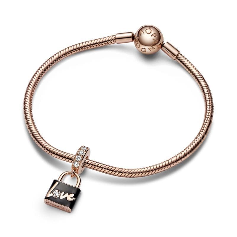 Pandora  Charm Pendente Lucchetto "Love" in Bead Charm Alba Gioielli - Casoria, commercioVirtuoso.it