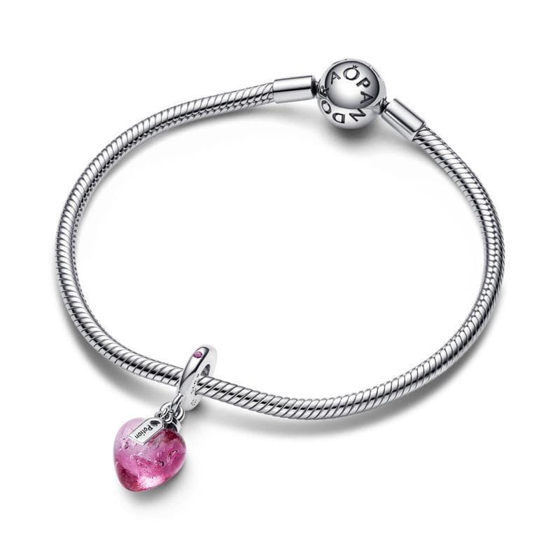 Pandora  Charm pendente Pendente Pozione Amore in Vetro di Murano in Bead Charm Alba Gioielli - Casoria, commercioVirtuoso.it