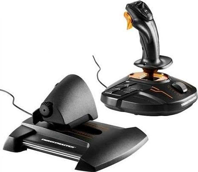 Thrustmaster t.16000m fcs flight pack joystick mac,pc analogico/digitale usb nero - 2960782