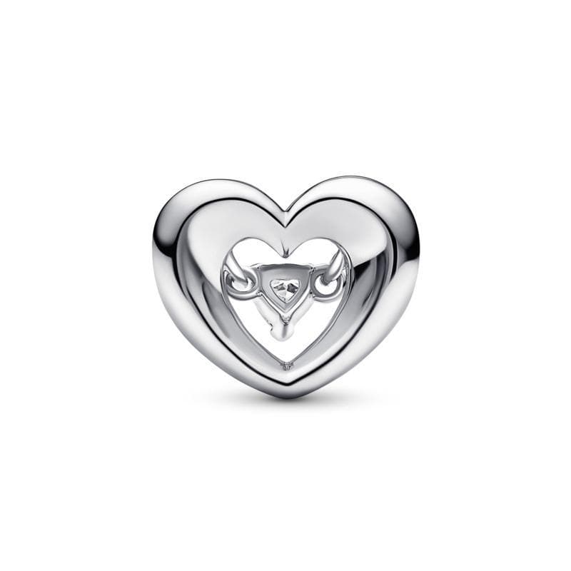 Pandora  Charm Cuore Splendente con Pietra in Bead Charm Alba Gioielli - Casoria, commercioVirtuoso.it