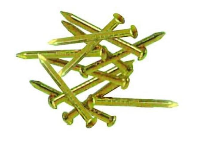 CHIODI TESTA BOMBATA ACCIAIO OTTONATO - N° 12 lunghezza mm.25 - 1 KG FERR 213318 in prodotto EuroStore07 - Alatri, commercioVirtuoso.it