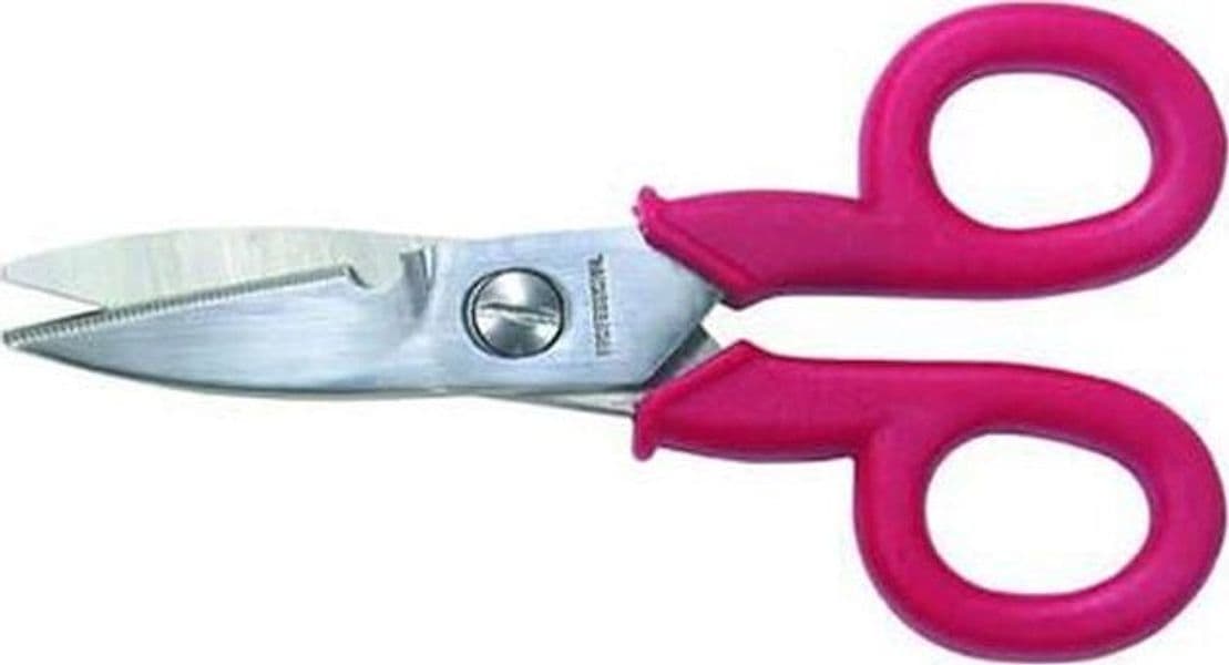 FORBICI PER ELETTRICISTA LAME DRITTE - manici isolati mm.145 - FER 60882 in prodotto EuroStore07 - Alatri, commercioVirtuoso.it