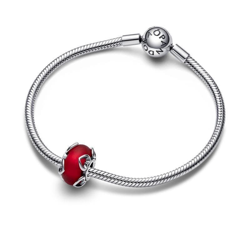 Pandora  Charm Vetro di Murano Rosso e Cuori in Bead Charm Alba Gioielli - Casoria, commercioVirtuoso.it