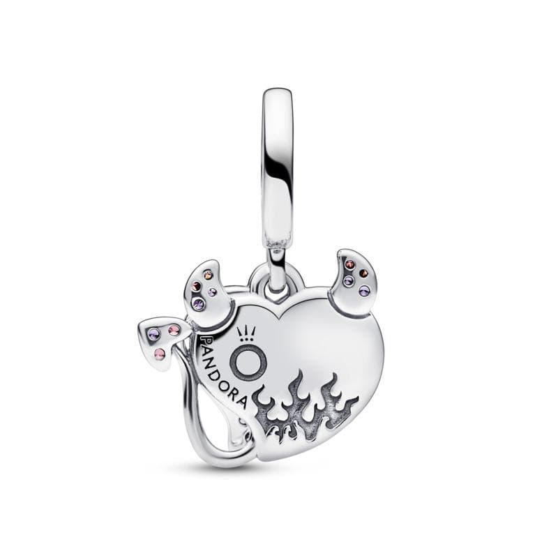 Pandora  Charm Pendente Doppio Cuore "Heart on fire’’ in Bead Charm Alba Gioielli - Casoria, commercioVirtuoso.it