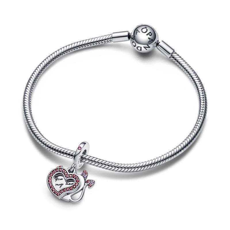 Pandora  Charm Pendente Doppio Cuore "Heart on fire’’ in Bead Charm Alba Gioielli - Casoria, commercioVirtuoso.it