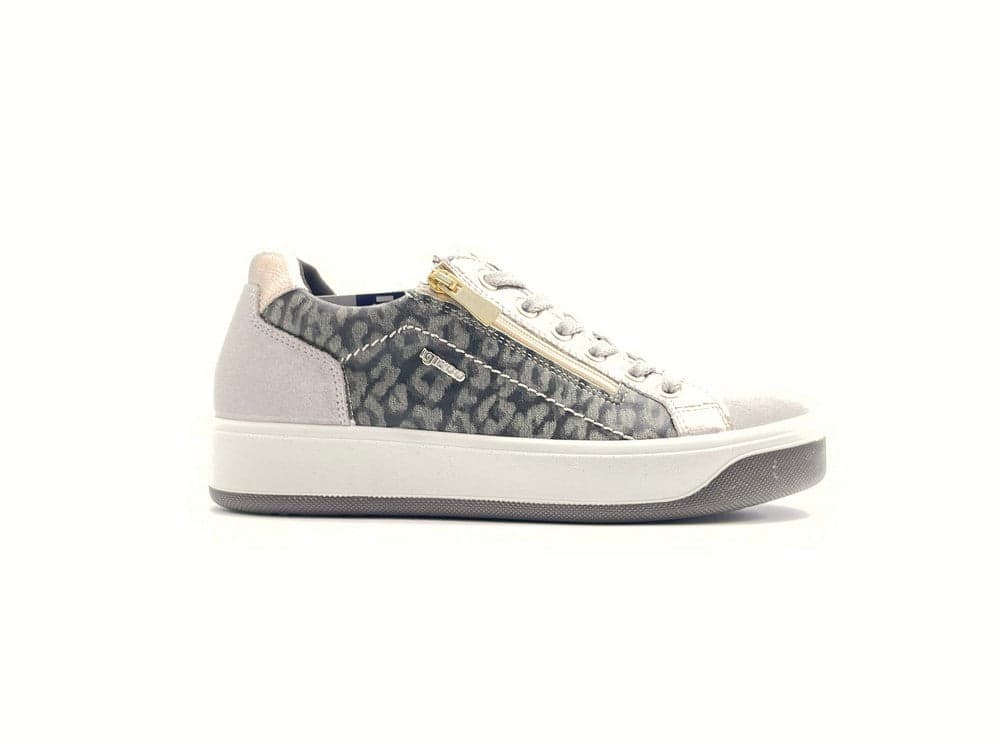 IGI&amp;CO Sneaker Donna Animalier Grigio in Sneaker casual Calzature Durello - Agna, commercioVirtuoso.it