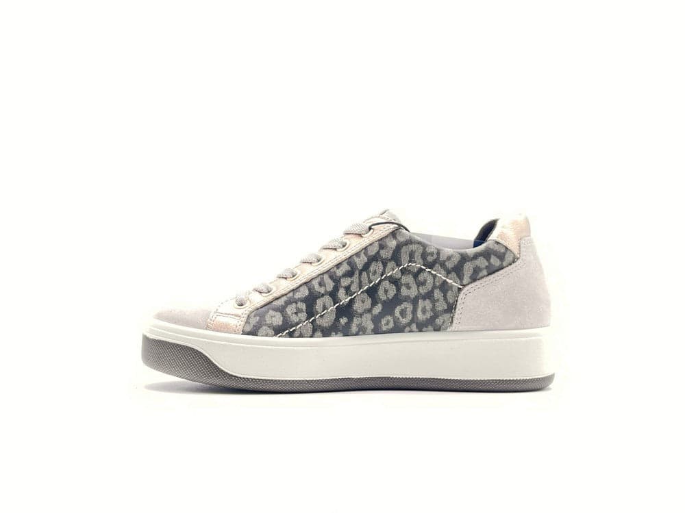 IGI&amp;CO Sneaker Donna Animalier Grigio in Sneaker casual Calzature Durello - Agna, commercioVirtuoso.it
