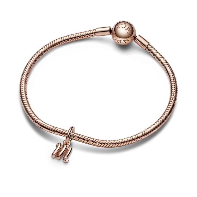 Pandora  Charm pendente Alfabeto con lettera m in Bead Charm Alba Gioielli - Casoria, commercioVirtuoso.it