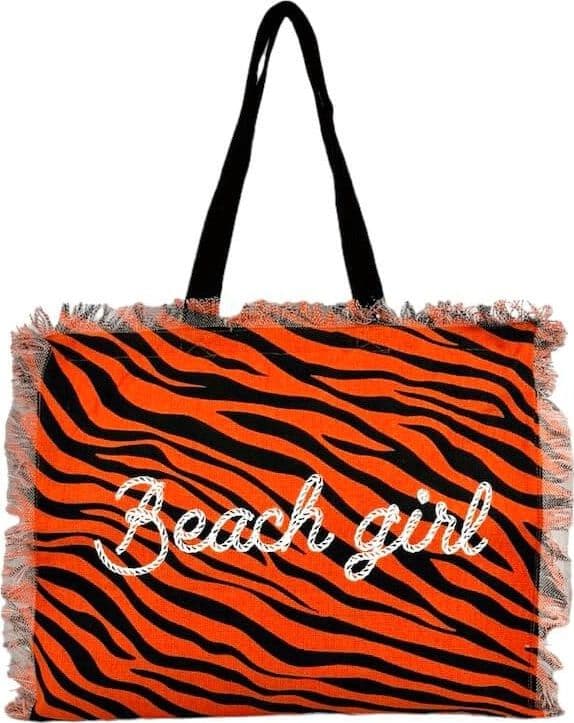Borsa spiaggia Beach girl con cerniera - 5