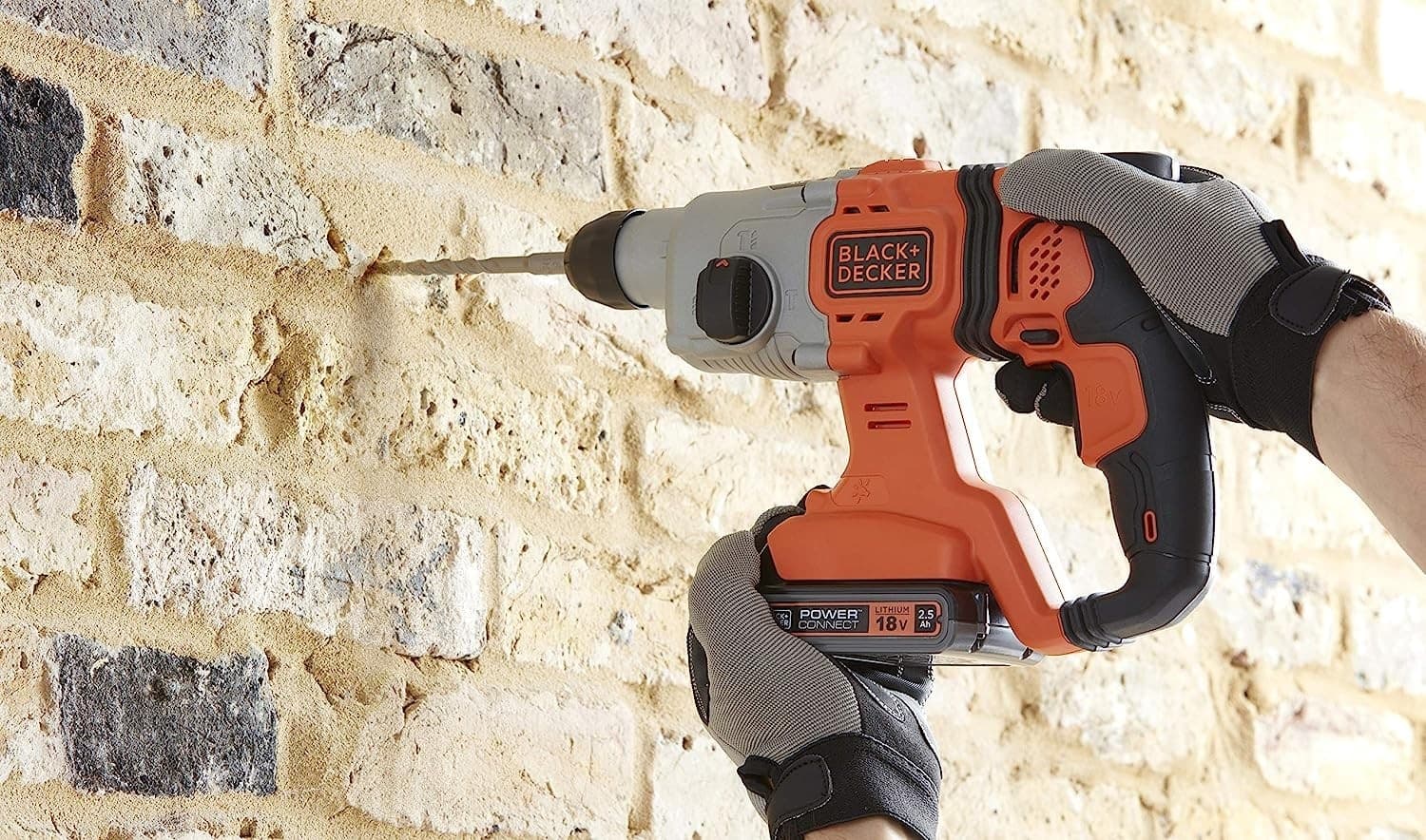 Black & Decker trapano martello tassellatore 18V 2,5Ah in Trapani a percussione Aloiserw.com - Altomonte, commercioVirtuoso.it