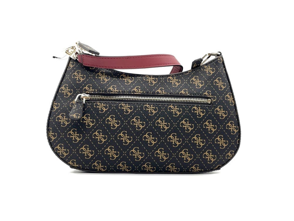 GUESS Borsa Noelle a Spalla Brown Loggata in Borse a spalla Calzature Durello - Agna, commercioVirtuoso.it