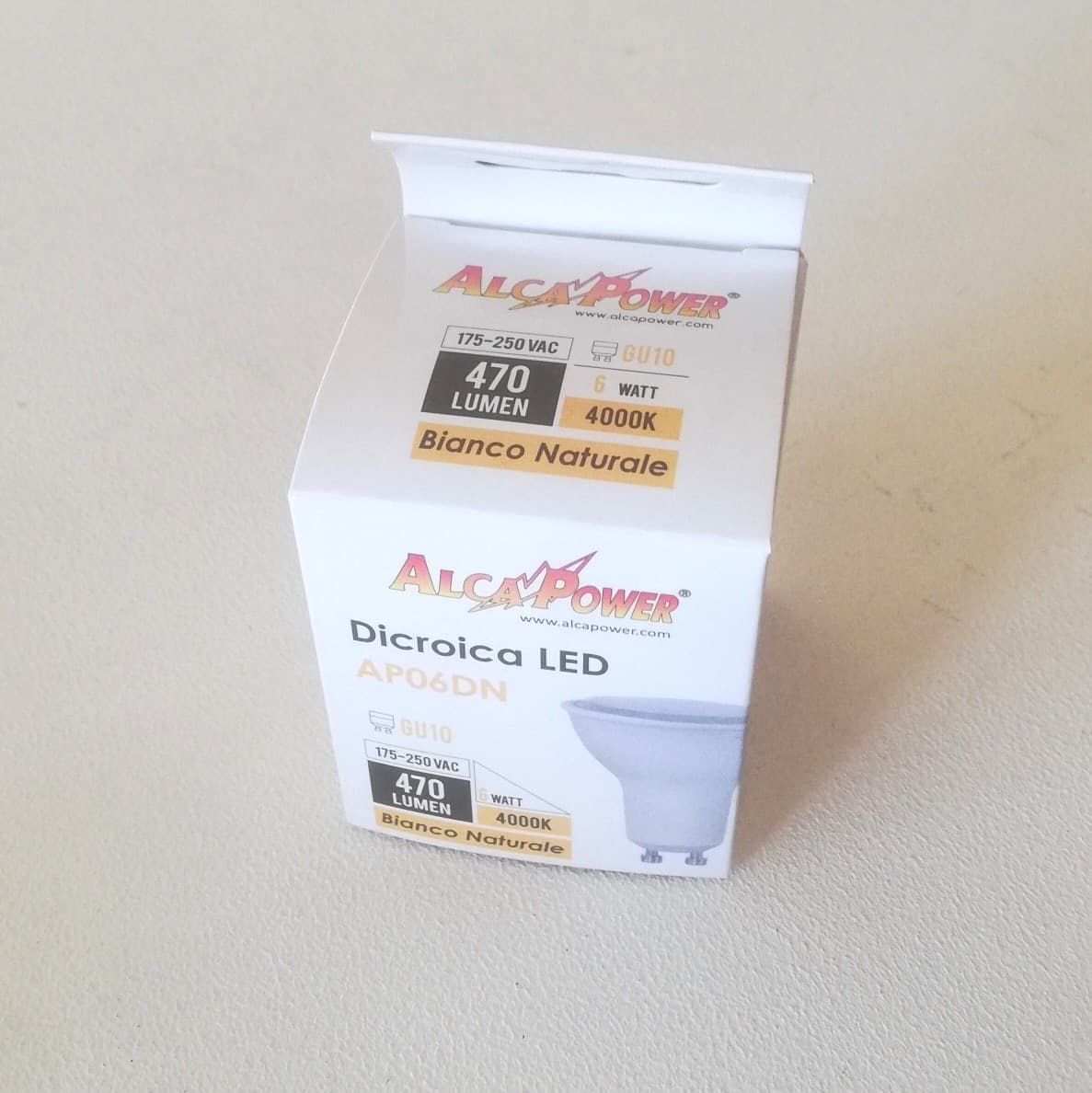 Alca Power GU10 6W 230V 470LM 4000K lampada dicroica a led in Lampadine alogene Aloiserw.com - Altomonte, commercioVirtuoso.it
