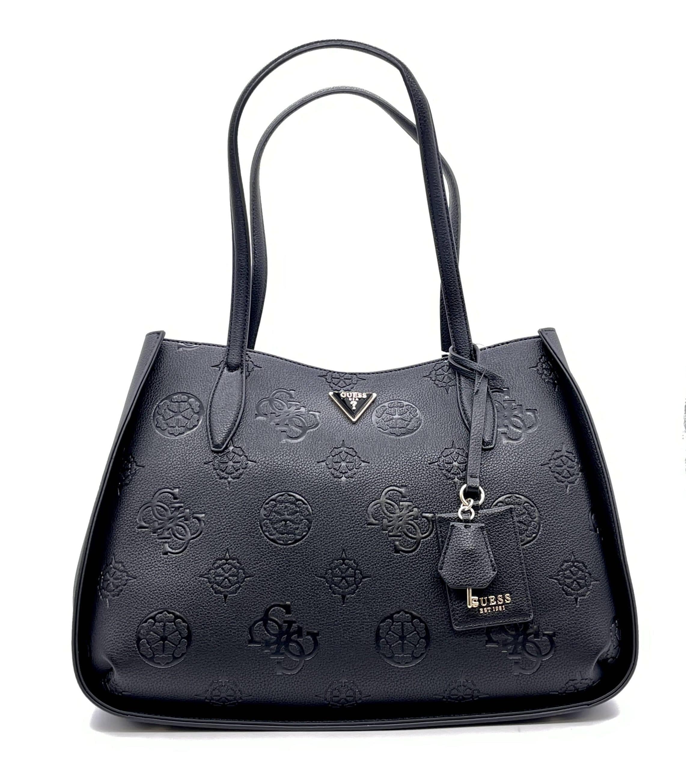 GUESS Borsa Keandra Spalla Black in Borse a spalla Calzature Durello - Agna, commercioVirtuoso.it