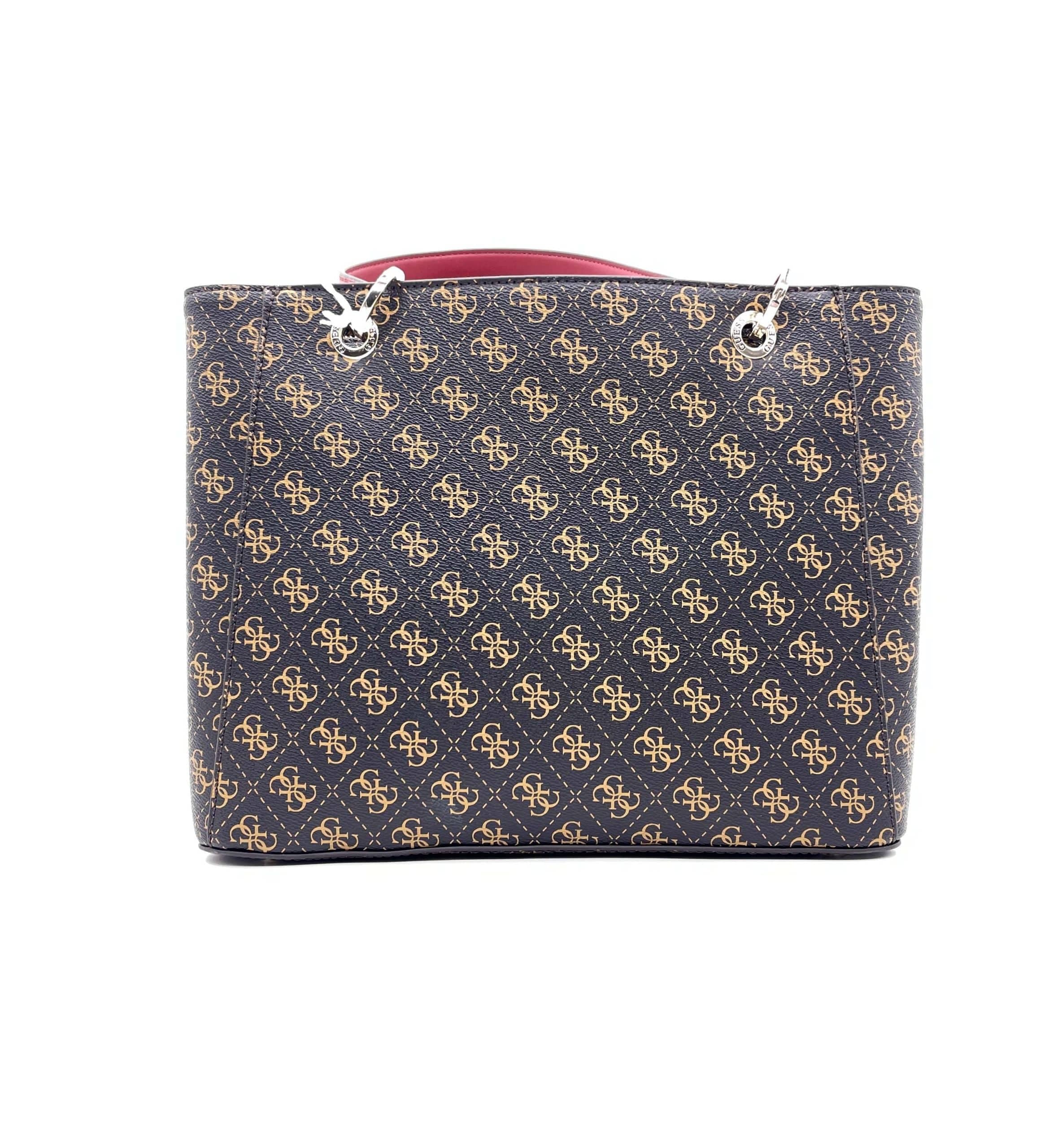 GUESS Borsa Donna Noelle Grande Marrone Loggato in Borse a tracolla Calzature Durello - Agna, commercioVirtuoso.it
