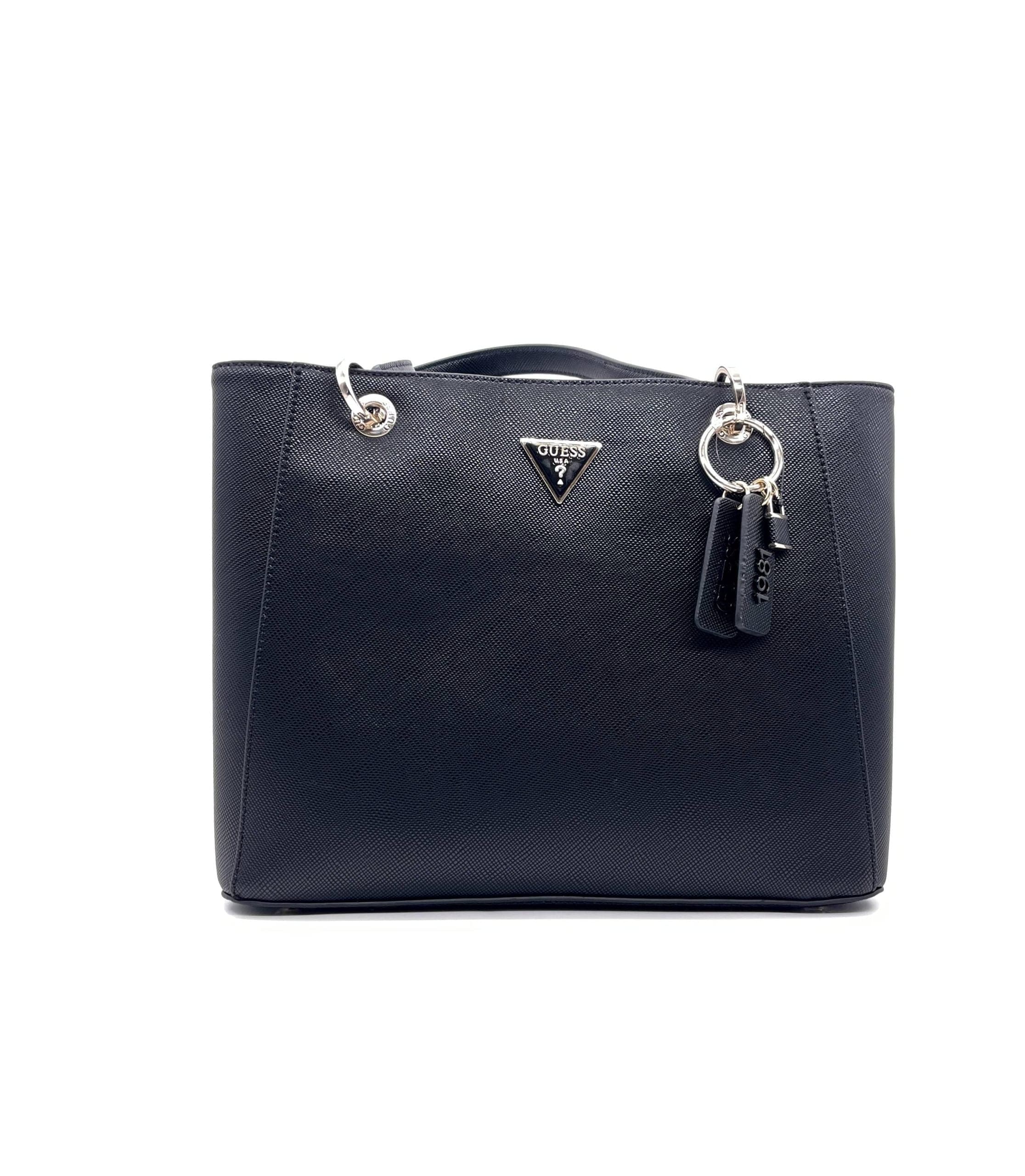 GUESS Borsa Donna Noelle Grande Black in Borse a spalla Calzature Durello - Agna, commercioVirtuoso.it