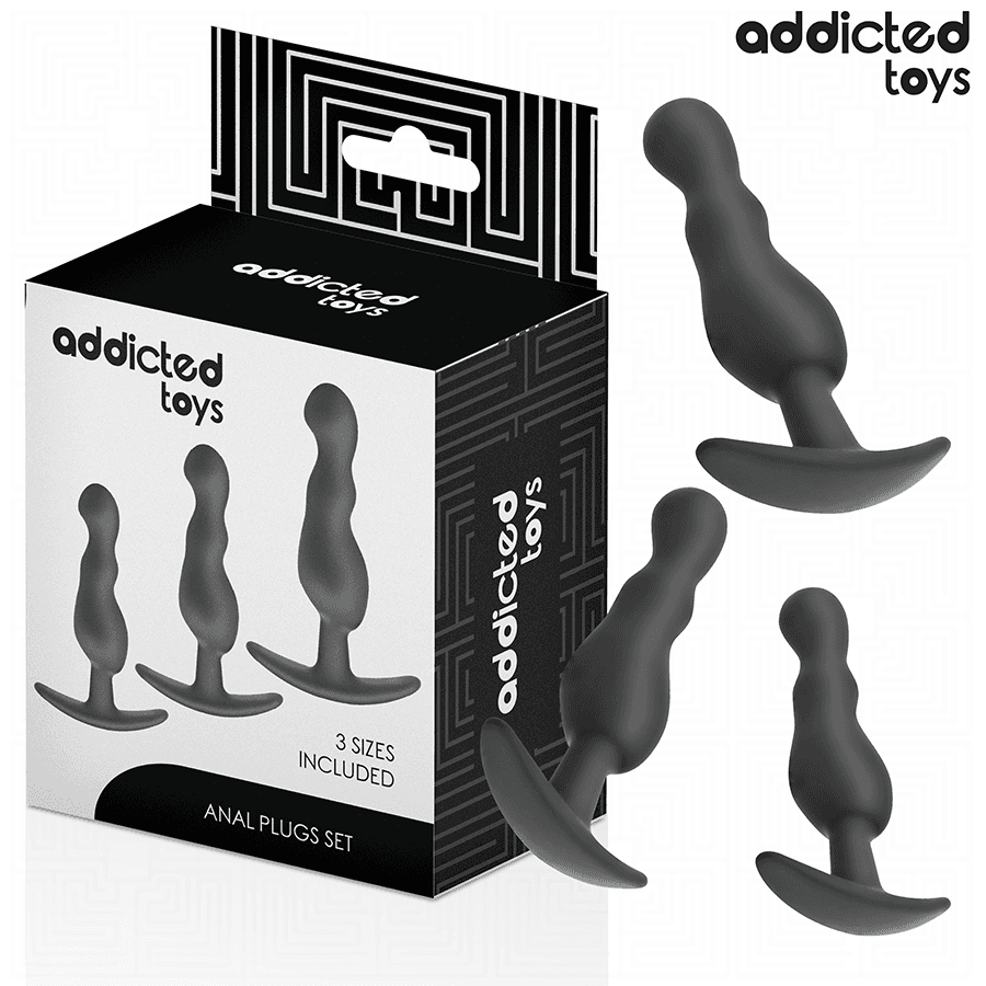 ADDICTED TOYS - SET DI 3 TAPPI ANALI MODELLO 1 in Plug anali Desideria Shop - Latina, commercioVirtuoso.it