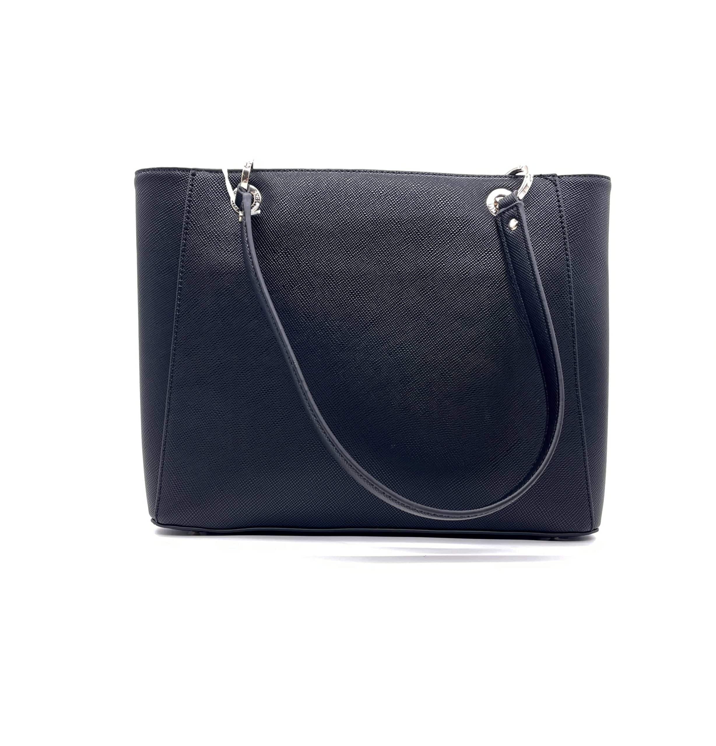GUESS Borsa Donna Noelle Grande Black in Borse a spalla Calzature Durello - Agna, commercioVirtuoso.it