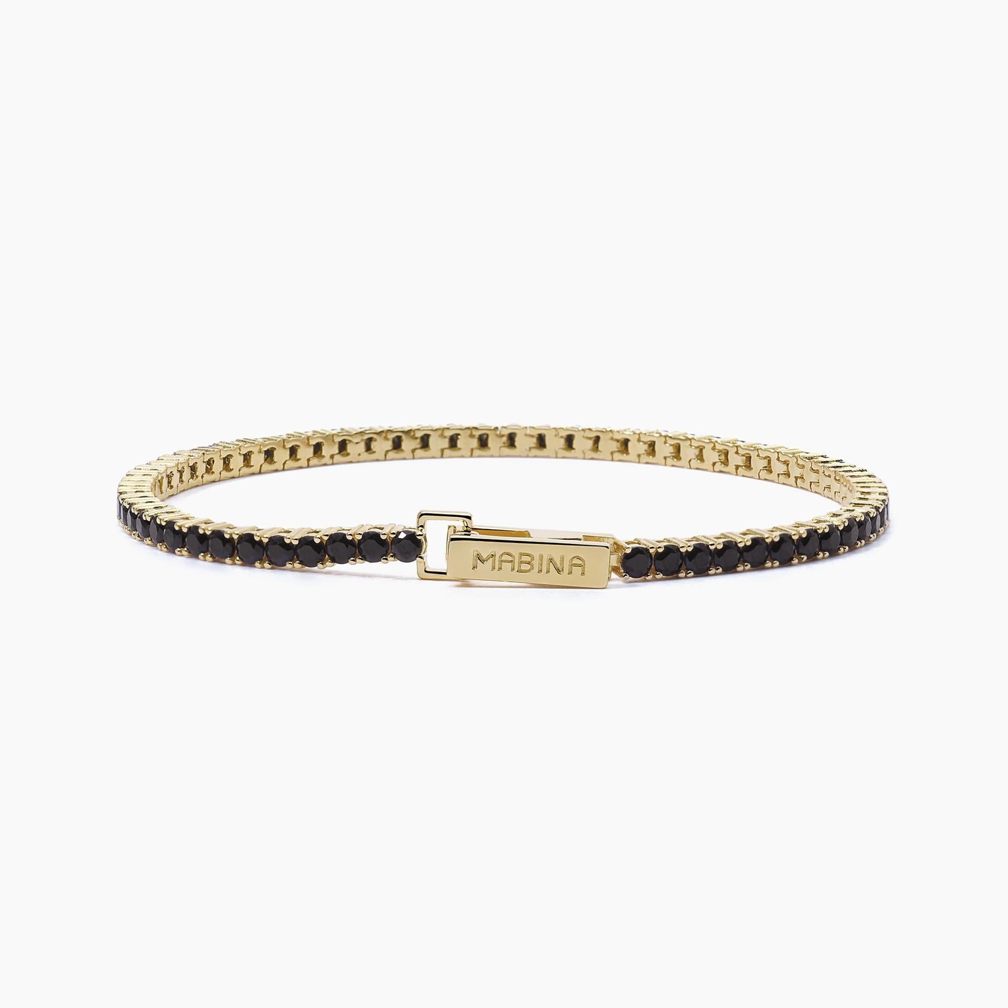 Mabina   Bracciale tennis nero TENNIS CLUB in Bracciali Alba Gioielli - Casoria, commercioVirtuoso.it