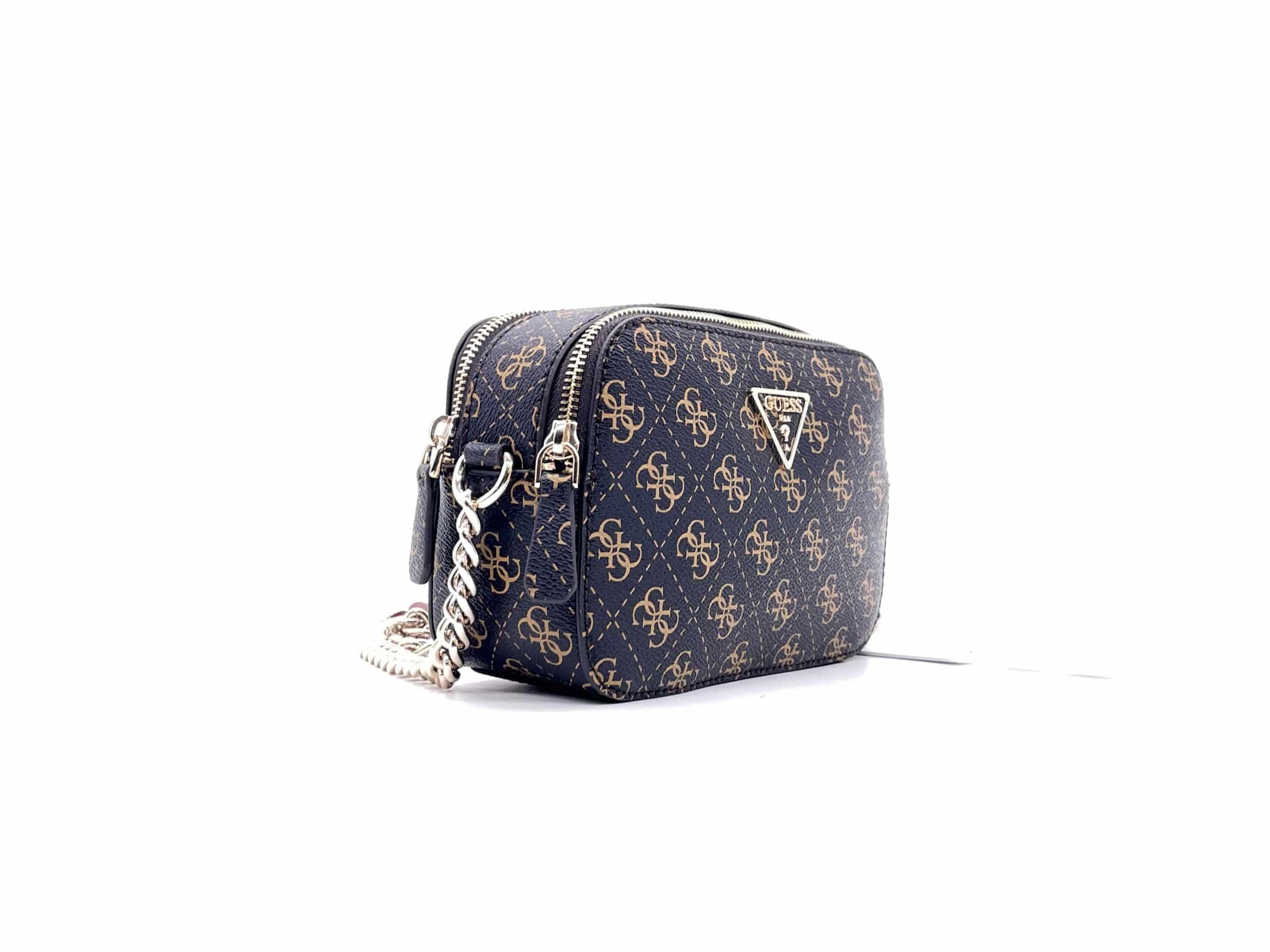 GUESS Borsa Mattoncino Noelle Brown Logo in Borse a tracolla Calzature Durello - Agna, commercioVirtuoso.it