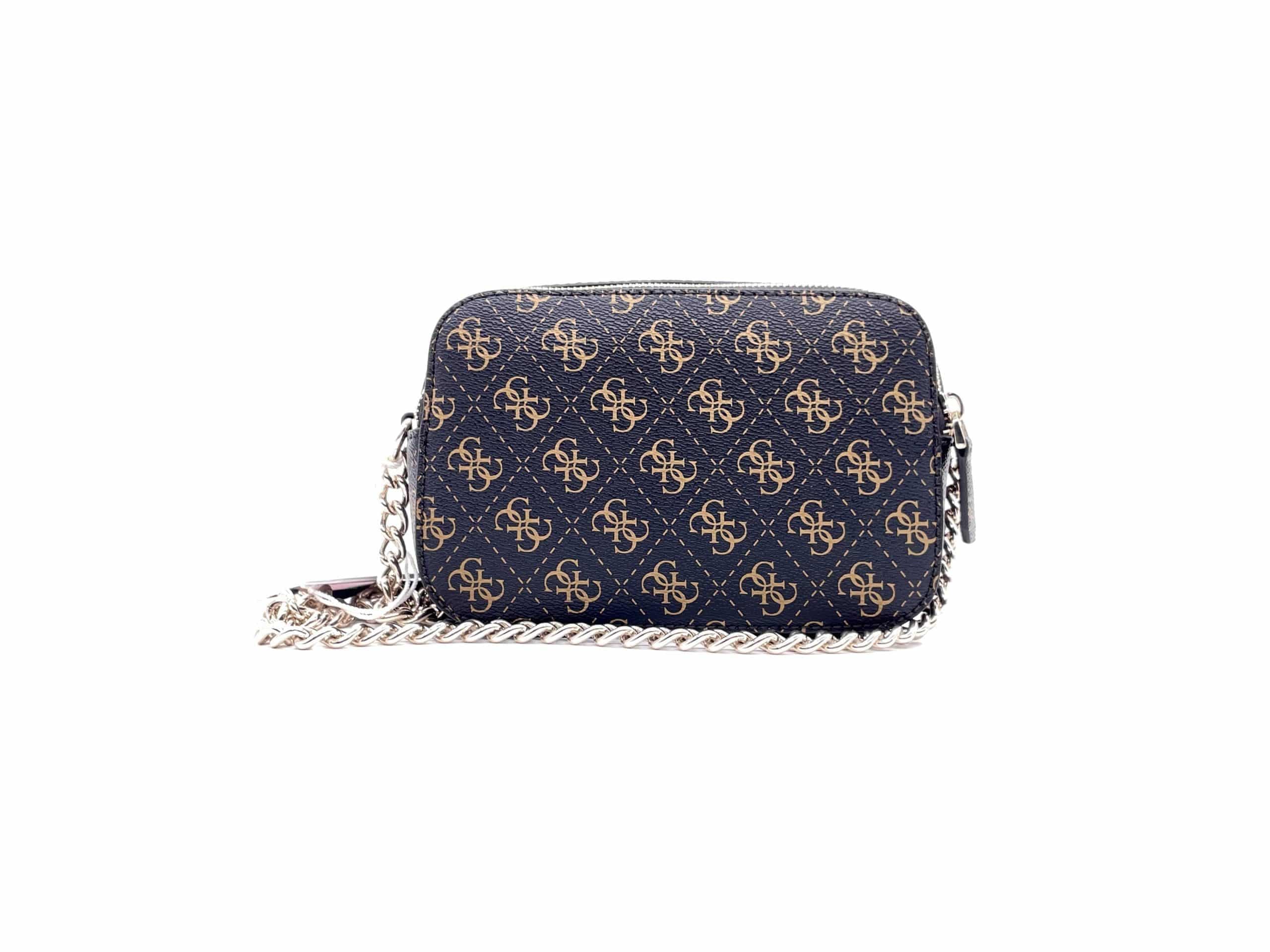 GUESS Borsa Mattoncino Noelle Brown Logo in Borse a tracolla Calzature Durello - Agna, commercioVirtuoso.it