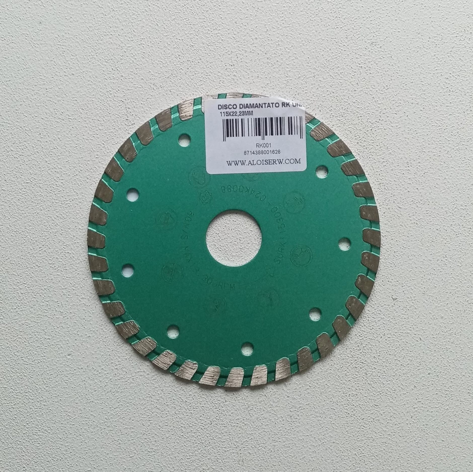 Sankyo disco diamantato RK universale da 115mm per edilizia in Dischi diamantati Aloiserw.com - Altomonte, commercioVirtuoso.it
