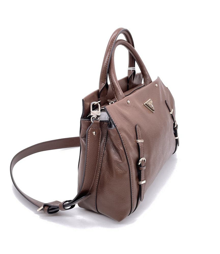 GUESS Borsa a mano con tracolla Levia Chocolate in Borse a tracolla Calzature Durello - Agna, commercioVirtuoso.it