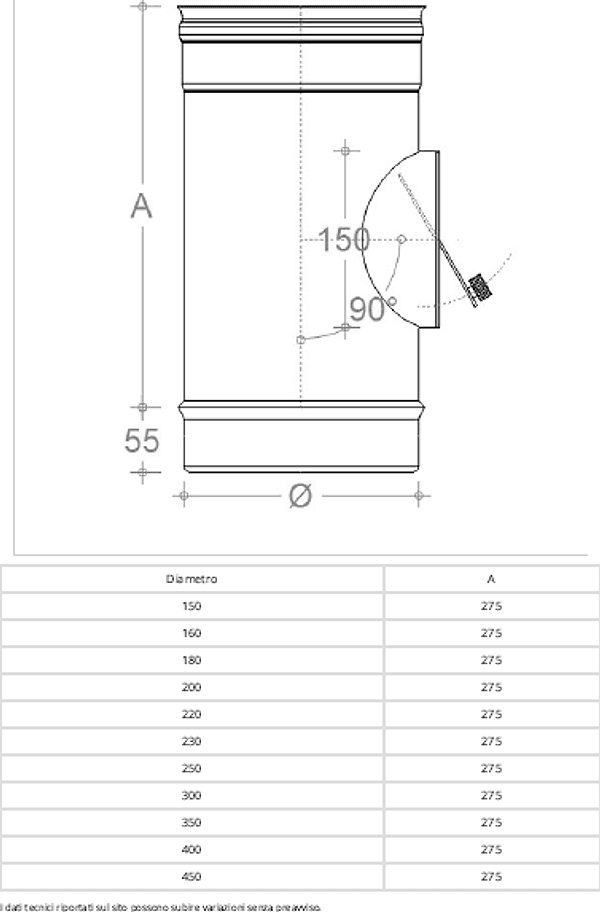 Modulo da 200mm AISI 304 con regolatore automatico di tiraggio in Diodi laser Aloiserw.com - Altomonte, commercioVirtuoso.it