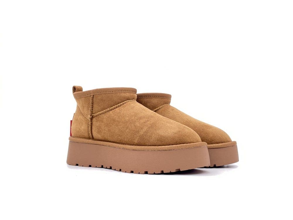XTI Stivaletto Donna Platform Camel