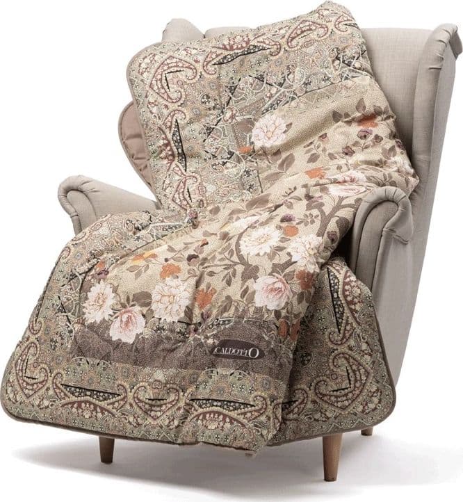 Scaldotto trapuntato in cotone Giava Caleffi in Plaid Collezione Casa - Trebisacce, commercioVirtuoso.it
